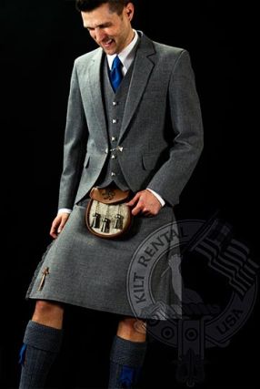 Titanium Tweed Kilt