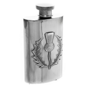 Thistle Flask - Polished- 2oz 