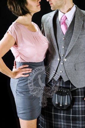 Customize Titanium Tweed and woman